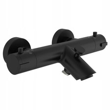 Schutte 52476 schwarzer LONDON Badewannen- und Duschhahn