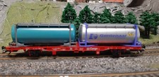 Märklin H0 Containertragwagen Swap Container #Gentenaar