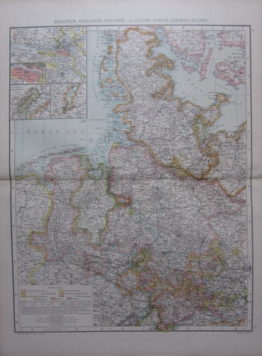 1893 groß antik landkarte - 1893,