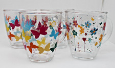 4x GLAS -Tassen-Becher Kaffee