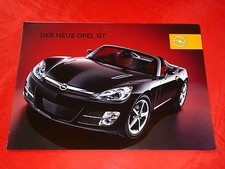 OPEL GT Vorab Prospekt Preview Brochure Depliant Folleto von 2006