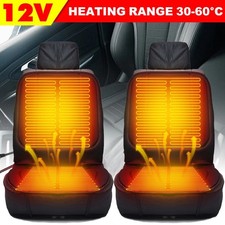 2x Auto Sitzheizung 12V DeLuxe 2 Heizstufen Universal Sitzauflage Heizkissen PKW