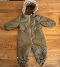 H&M Schneeanzug Baby Junge Mädchen Dunkelgrün 80