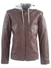 Herren Kunstlederjacke
