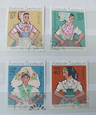 DDR - Sorbische Tanztracht - Komplettsatz im Großformat - gestempelt - 1971