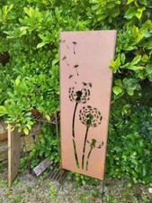 Edelrost Gartenschild