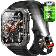 Smartwatch Herren Militär mit