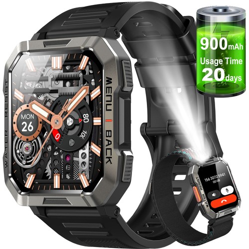 Smartwatch herren militär - smartwatch,