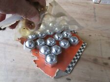 Oldtimer Rallye Sport Chrom Zierkappen Abdeckkappen Radschrauben 16x SET 