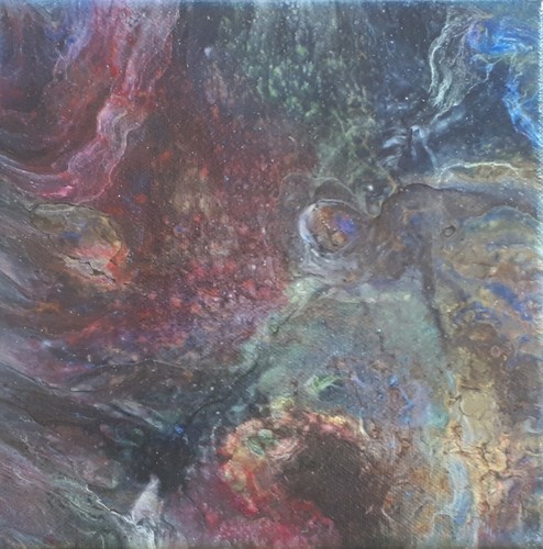 Original acrylbild fluid - original,