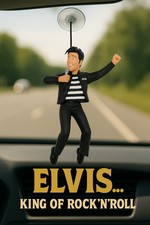 King of Rock ’n’ Roll fürs Auto – Der legendäre Wackel-Elvis! Elvis Presley