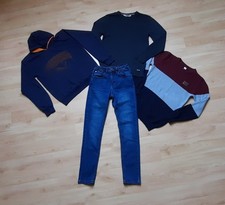 Gr. 146 152 Set PUMA Bekleidungspaket Jungs Pullover Hose Jeans Oberteile lang