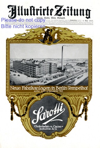 Sarotti schokolade reklame - schokolade, xl