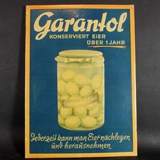 Alte pappwerbung garantol - alte,