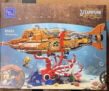 Pantasy 85029 The Nautilus 2.252 Teile Steampunk U-Boot Klemmbausteine | wie Neu