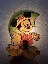 LAMPE DISNEY MICKY MAUS ORGINAL. ALT, ABER NEUWERTIG.