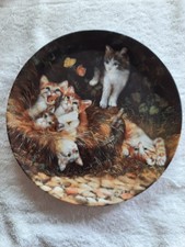 Wandteller Katze nummeriert