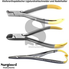 Kieferorthopädie Ligaturen Distal End Seitenschneider KFO Zange Nadelhalter