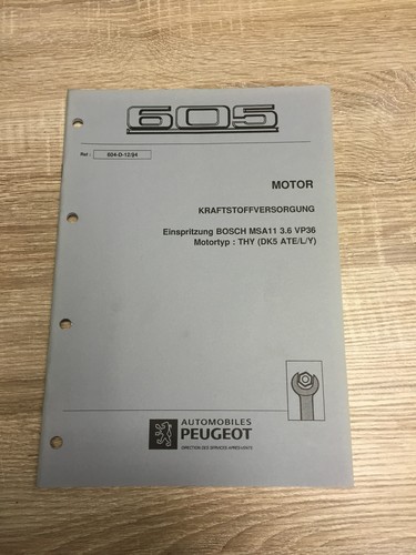 Werkstatthandbuch peugeot 605 - peugeot,