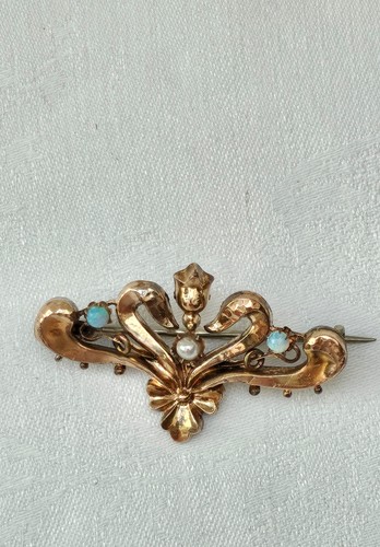 Jugendstil brosche 333 - jugendstil,