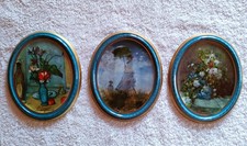 3 x Wandbilder von Goebel Artis Orbis Porzellan Germany Vintage