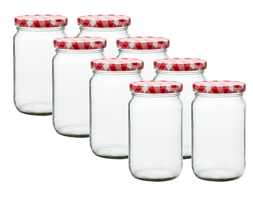 900ml rundgläser rot - rundgläser, 82