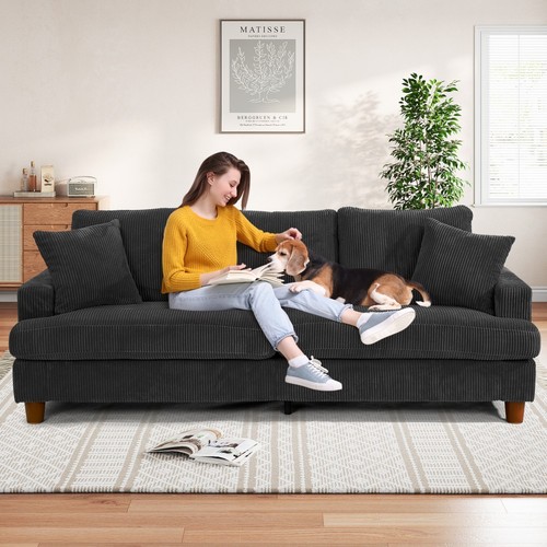 Cord sofa sitzer - cord, 3