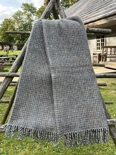 Klippan wolldecke blau tweed - klippan,
