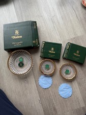 3 x WMF  Schalen Bleikristall vergoldet unbenutzt  Original Etuis vintage