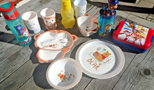 Konvolut Kindergeschirr Poo der Bär Disney Powpetrole teller Früstücksbox becher