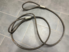 Abschleppseil Stahlseil Zugseil Drahtseil 15mm - 3,0m  gebraucht