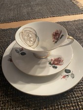 Sammeltassen 3-teilig Gedeck alt von J.Kronester Bavaria