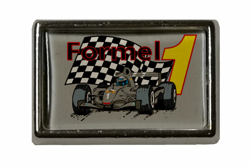 Pin formel grau flaggenpin - grau,