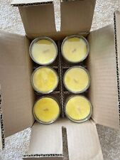 Kerzen Duftkerzen im glas set Orange Restposten Kovolut 6x