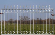 Metallzaun Schmiedeeisen Eisenzaun Zaun Zäune Imperia-Z120/200 Feuer Verzinkt