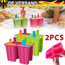 2X Eis am Stiel Form Eisformen
