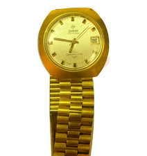 Zodiac Electronic Spacetronic hybride Armbanduhr aus den 1970er Defekt Kaputt 