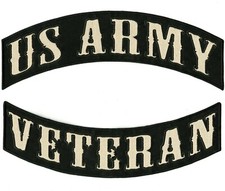 US ARMY VETERAN Rocker Patches
