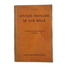 Syntaxe Française du XVIIe