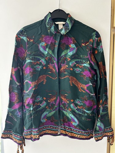 Damenbluse tropisches - h&m, damenbluse,