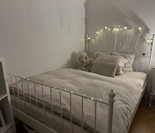 IKEA Bett 140x200 Cm Weißes