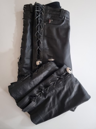 Spirit motors biker lederhose - spirit,