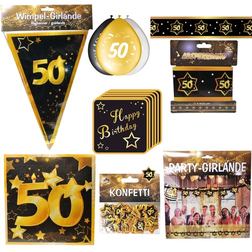 Geburtstag partyset - 50.,