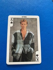 Dandy Rock n Bubble Popstar Karte von 1986 Sammlerstück Sting King of Clubs 