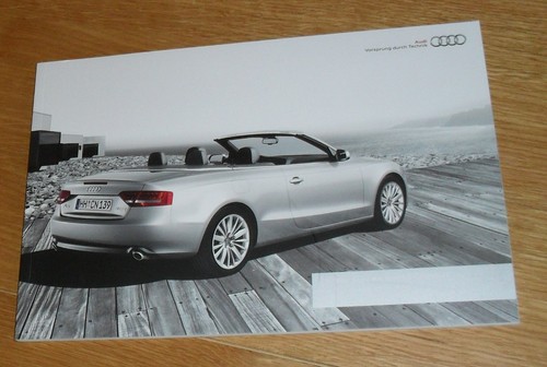 Audi cabrio prospekt - audi, a5