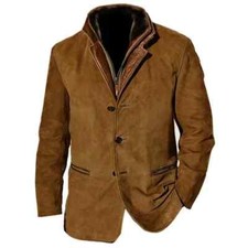 Herren Braun Vintage Reines