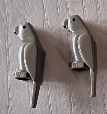 Lego 2 x Papagei 2546 alt dunkelgrau Tier Zubehör Minifigur Piraten Ritter