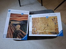 Ravensburger Puzzle Set, 1000 Teile, Art Collection, Klimt, Munch