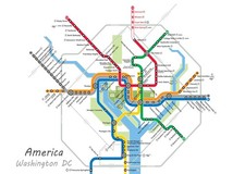 Washington DC Metro Karte