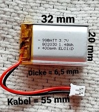 Lipo akku 400mah - 400mah, li-ion